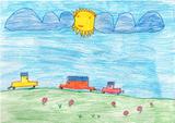 Carros solares | Matthieu Ribeiro, 7 anos (Escola EBI Infante D. Pedro - Agrup., Penela)